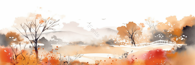 粉色文艺简约鲜花花瓣手绘展板背景鲜花背景小桥流水飞鸟河流,插画/手绘图,插画/手绘图库,插画/手绘图下载,插画/手绘